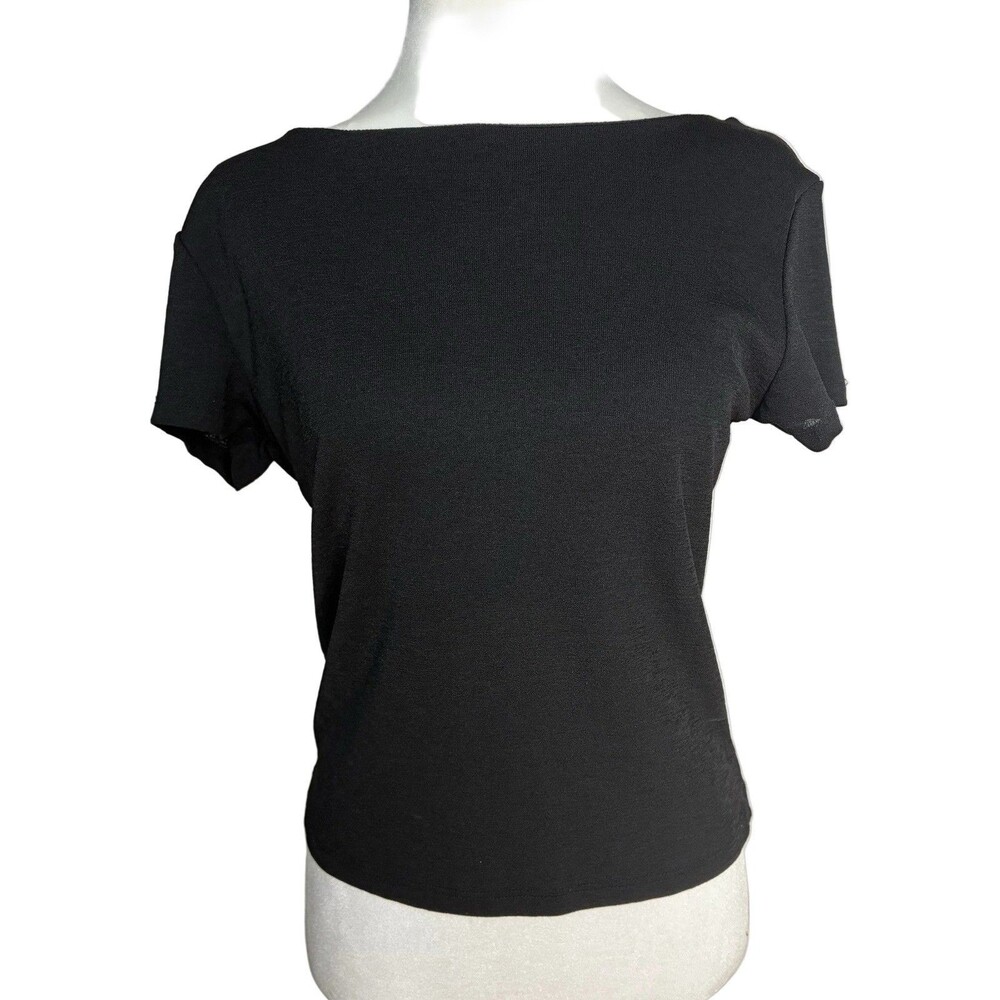 Vintage Limited Top Black Strappy Top Size X-Large Made In USA